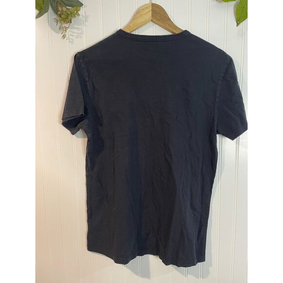 Lucky Brand Club Hubba Hubba Live Showgirls Graphic T-Shirt S Black 100% Cotton - Picture 2 of 8